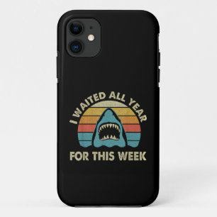 I Waited All Year For This Week Shark Lover Ocea Case-Mate iPhone Case