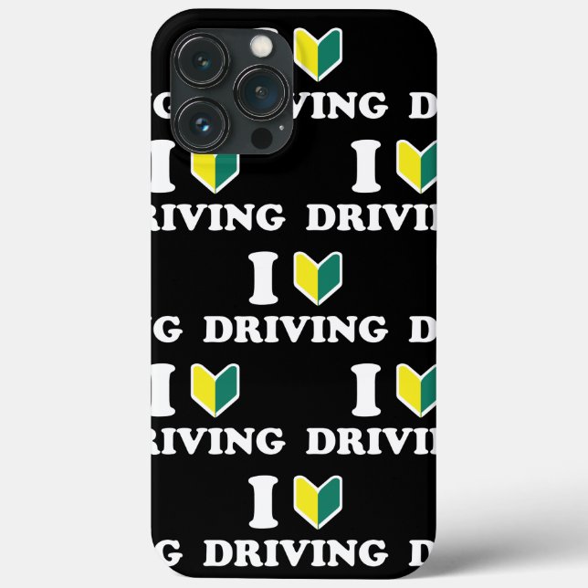 I Wakaba [Heart/Love] Driving Case-Mate iPhone Cas Case (Back)