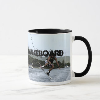 I WAKE UP TO WAKEBOARD MUG