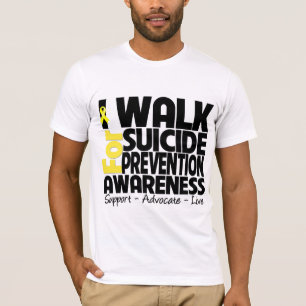 I Walk For Suicide Prevention Awareness T-Shirt