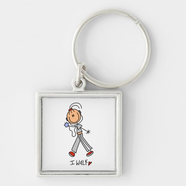 I Walk Key Ring (Front)