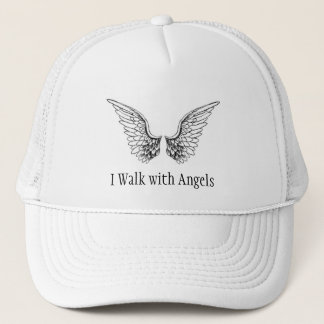 I Walk with Angels Trucker Style Cap