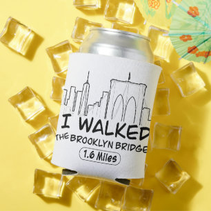 I Walked The Brooklyn Bridge, 1.6 Miles Can Cooler