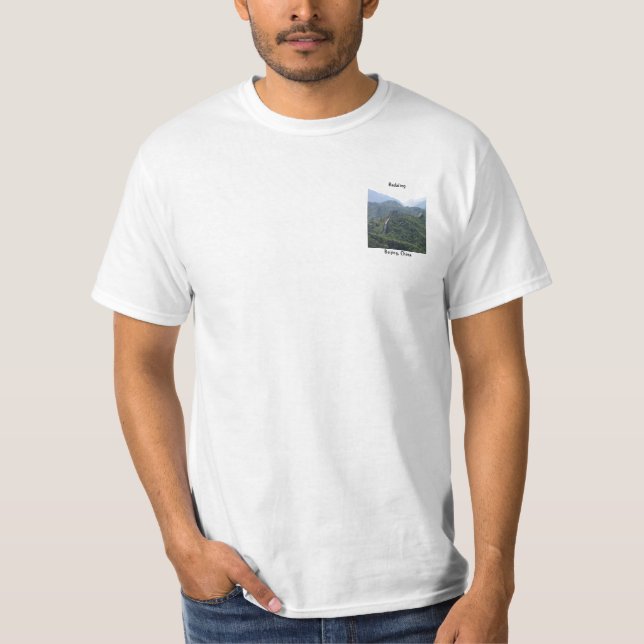 I walked the Great Wall - Mens T-Shirt (Front)