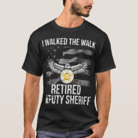 I Walked The Walk Flag Retired Deputy Sheriff