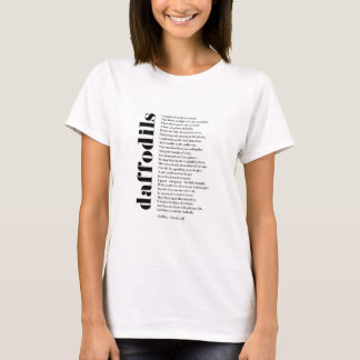 I wandered Lonely as a Cloud by William Wordsworth T-Shirt