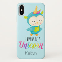 I Wanna Be a Unicorn Case-Mate iPhone X Case