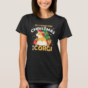 I Want A Corgi For Christmas T-Shirt
