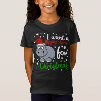 I want a hippopotamus for Christmas Funny Xmas