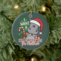 I Want a Hippopotamus for Christmas Hippo Family 