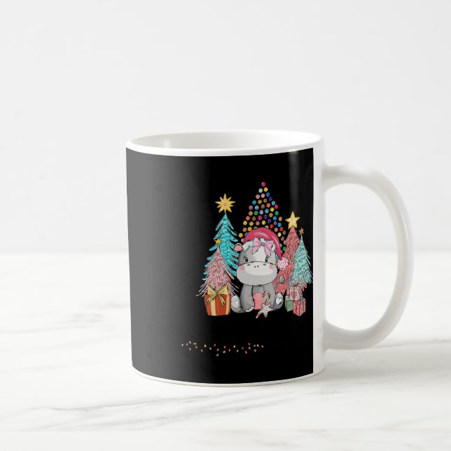 I Want A Hippopotamus For Christmas Hippo Xmas 1  Coffee Mug (Right)