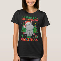I Want A Hippopotamus For Christmas Lights Santa H