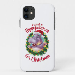 I Want A Hippopotamus For Christmas Xmas Hippo  Case-Mate iPhone Case