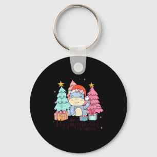 I Want A Hiptamus For Christmas Xmas Hip Kid Toddl Key Ring