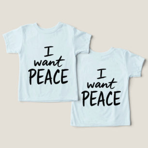 “I Want Peace”  design