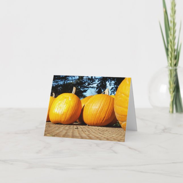 I Want To Be A Jack-O-Lantern Card (Front)
