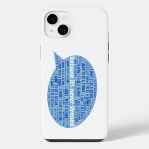 I want to be a schwa iPhone 14 plus case