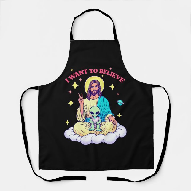 I Want To Believe Apron (Front)