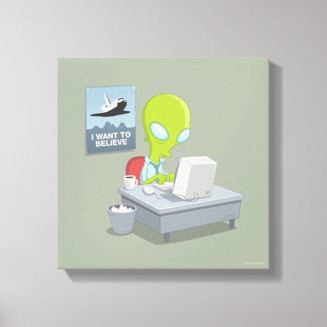 I Want To Believe Canvas Print (Front)