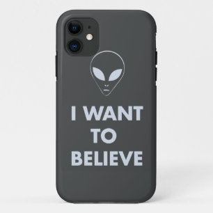 I Want To Believe (dark grey) Case-Mate iPhone Case
