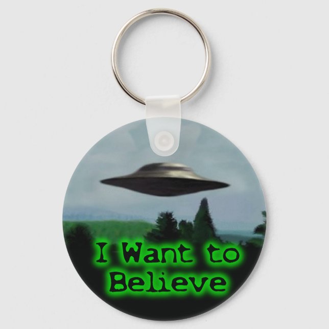 I want to believe key ring (Front)
