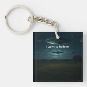 I want to believe key ring