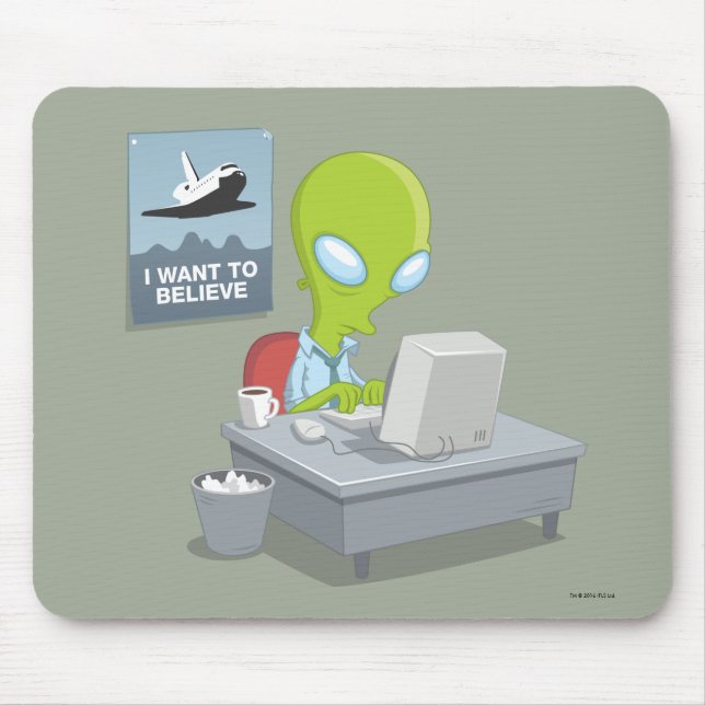 I Want To Believe Mouse Pad (Front)