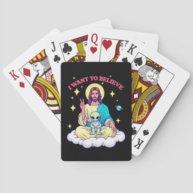 I Want To Believe Playing Cards (Back)
