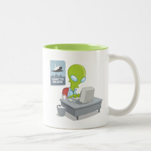 I Want To Believe Two-Tone Coffee Mug