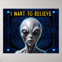 I WANT TO BELIEVE Zeta Reticula Grey Alien Tech