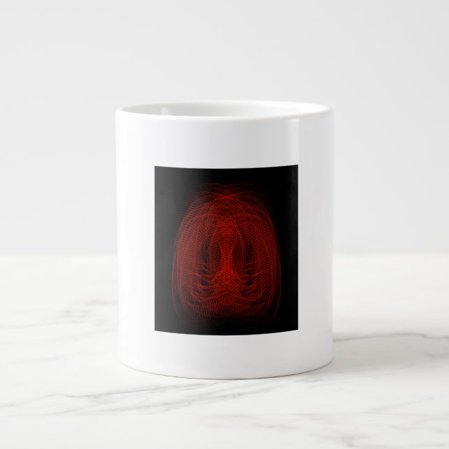 I Want To Fight Back | Silent ASMR Art Large Coffee Mug (Front)