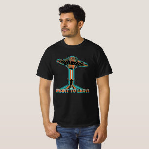 I Want To Leave UFO Alien Abduction Sci-Fi  T-Shirt