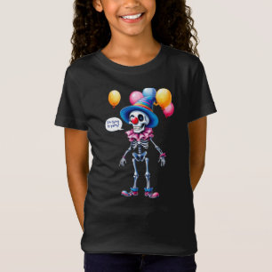 I want to party! Skeleton in a clown costume, Hal T-Shirt
