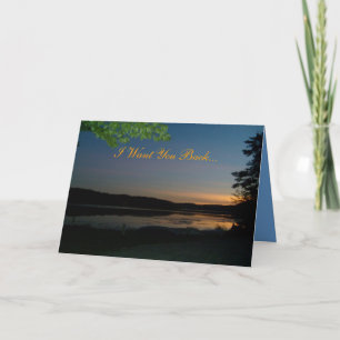 I Want You Back... Card
