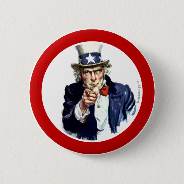 I Want You Button (Front)