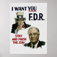 I Want You FDR -- Uncle Sam WWII
