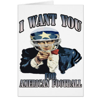 I WANT YOU FOR AMERICAN FOOTBALL