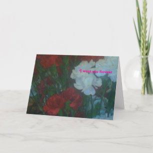 I want you forever greeting cards