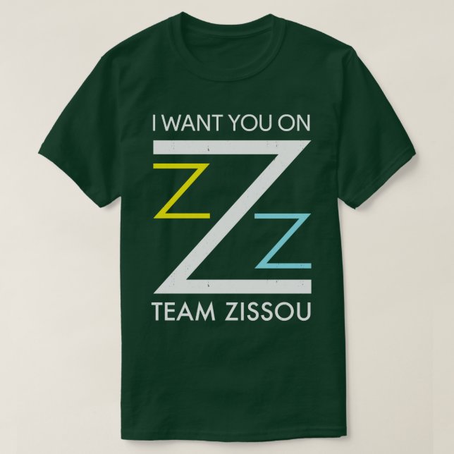 I want you on Team Zissou T-Shirt (Design Front)
