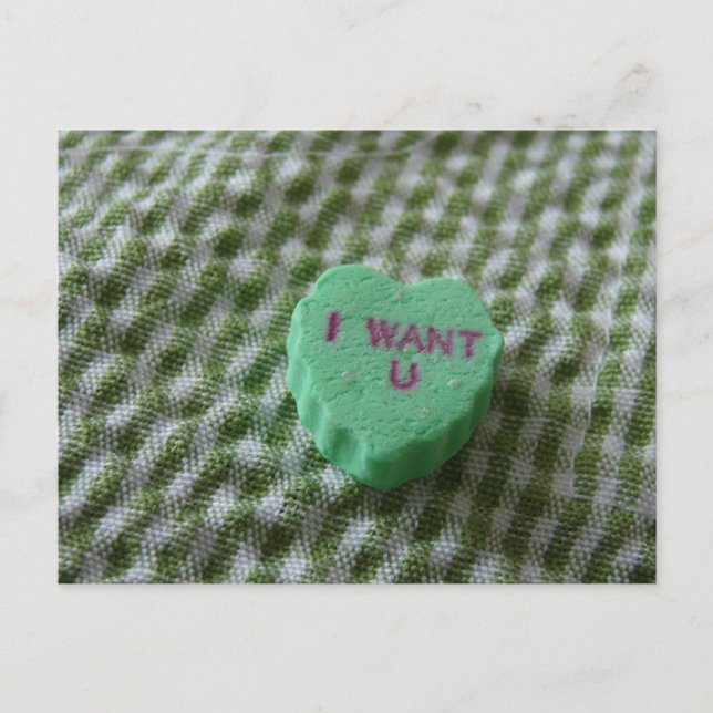 I Want You Postcard (Front)