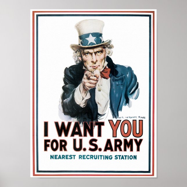 I Want YOU Poster (Front)