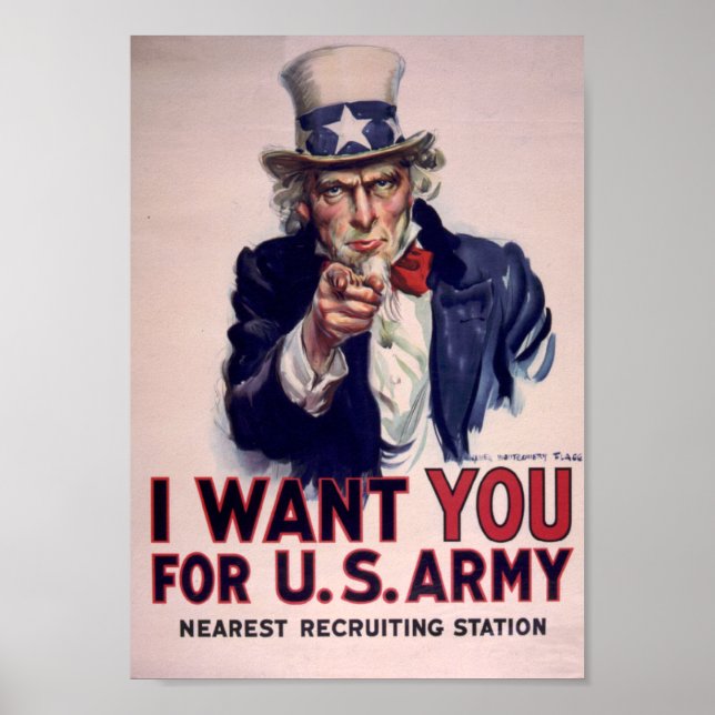 I Want YOU Poster (Front)