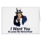 I Want You: To Lance My Hemorrhoid