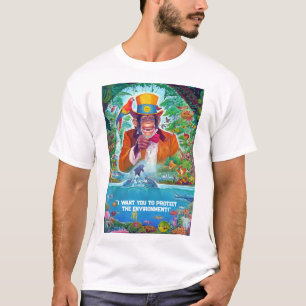 I want you to protect the environment Custom Text T-Shirt