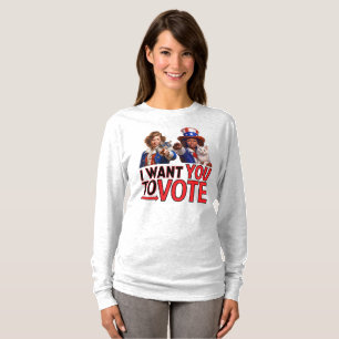 I WANT YOU TO VOTE (Cat Ladies) T-Shirt
