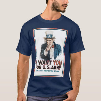 I Want You Uncle Sam T-Shirt