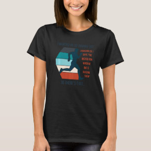 I Wanted To Go Jogging But Proverbs 281 Bible Quo T-Shirt