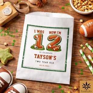 I Was 1, Now I’m 2 – Football 2nd Birthday Favour Bags
