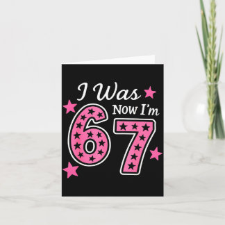 I Was 6 Now I’m 7 67 Six Seven Meme For 7 Year Old Card