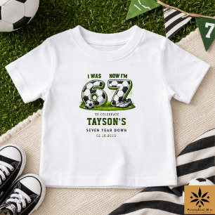 I Was 6, Now I’m 7 Soccer Birthday – All-Star Part Baby T-Shirt